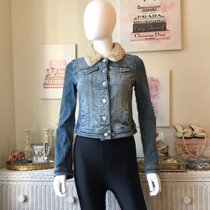 Anthropologie Pilcro & Letterpress denim jacket size XS